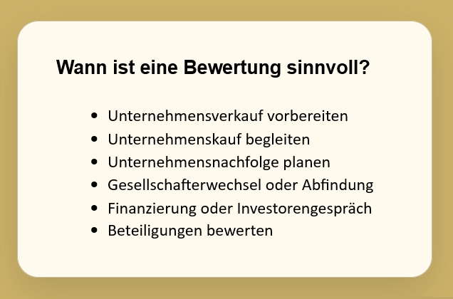 Unternehmen bewerten – Marktwertanalyse
